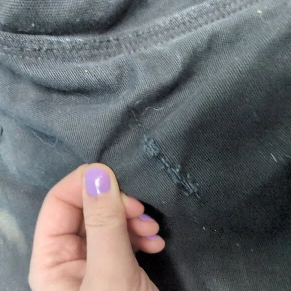 Carhartt Black Duck Canvas Double Knee Quilt Lined Overalls Men Size 40x30 - Picture 3 of 7